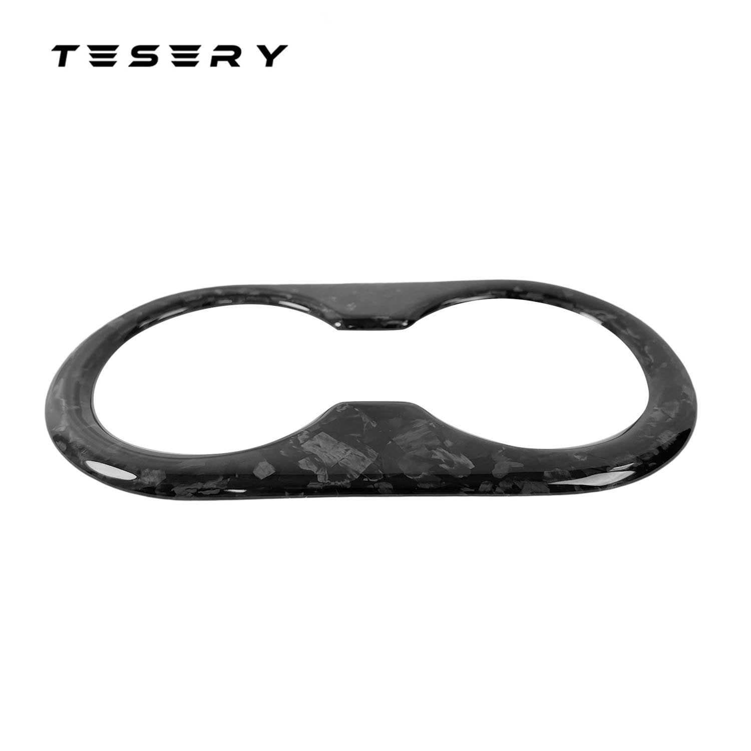Backseat Cup Holder for Tesla Model 3 Model Y - Carbon Fiber Interior Mods - Tesery Official Store