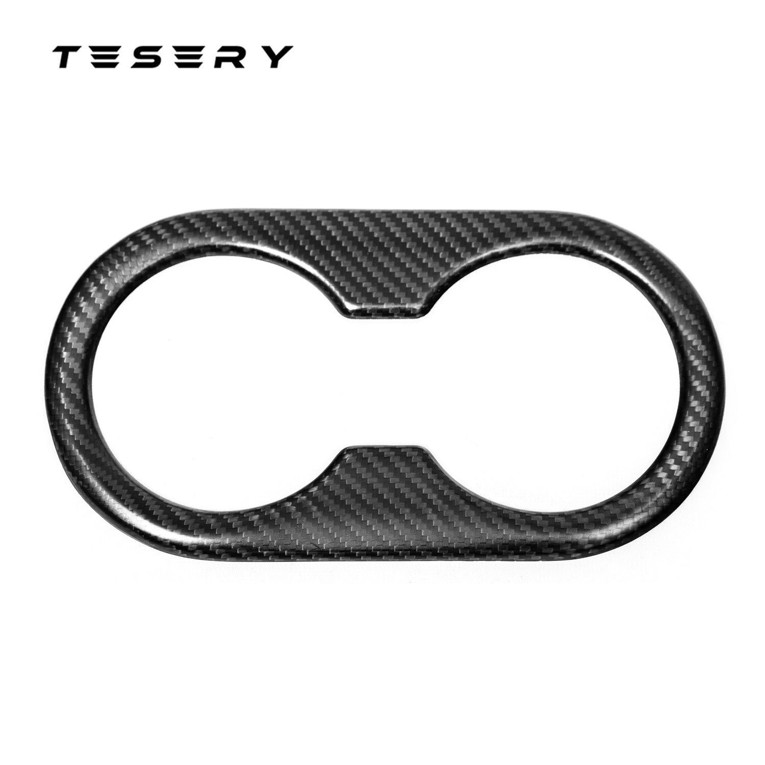 Backseat Cup Holder for Tesla Model 3 Model Y - Carbon Fiber Interior Mods - Tesery Official Store