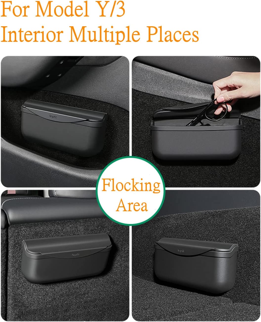 Backseat Silicone Storage Box for Tesla Model Y/3 2017-2024 - Tesery Official Store
