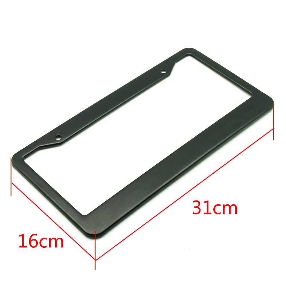 Black on Black Tesla Premium Black Metal License Plate Frame Fits Black on Black Tesla Premium Black Metal License Plate Frame Fits