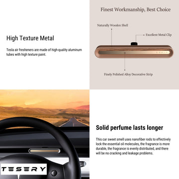 Teslaモデル3モデルY 2017-2024のための車の芳香拡散器