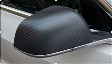 Karbon fiberspegel täckning för Tesla Model S 2014-2022