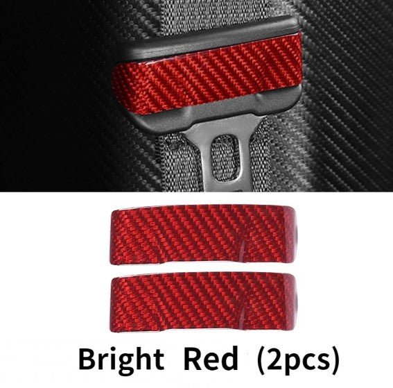 Carbon fiber modified safety buckle（2pcs ) Tesla Model 3/Y 2017-2023 - Tesery Official Store