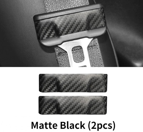 Carbon fiber modified safety buckle（2pcs ) Tesla Model 3/Y 2017-2023 - Tesery Official Store