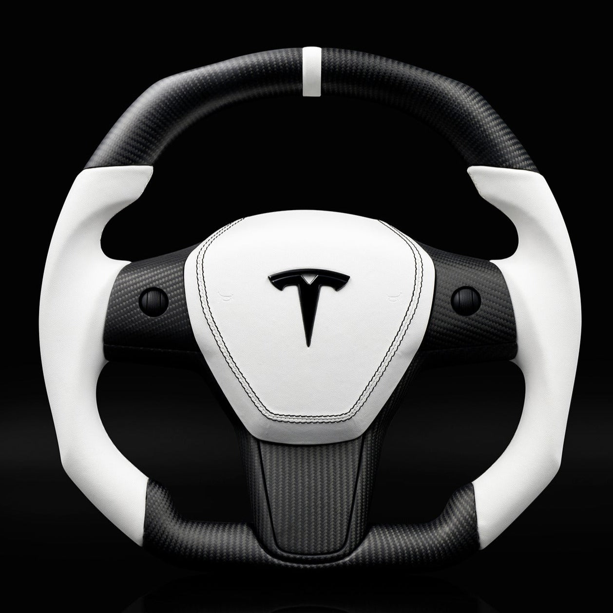 Carbon Fiber Steering Wheel for Tesla Model 3 / Y 【Style 42】 - Tesery Official Store