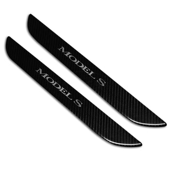 Carbon Fiber Textured Front Door Sill Protector for Tesla Model S 2016-2018 - Tesery Official Store