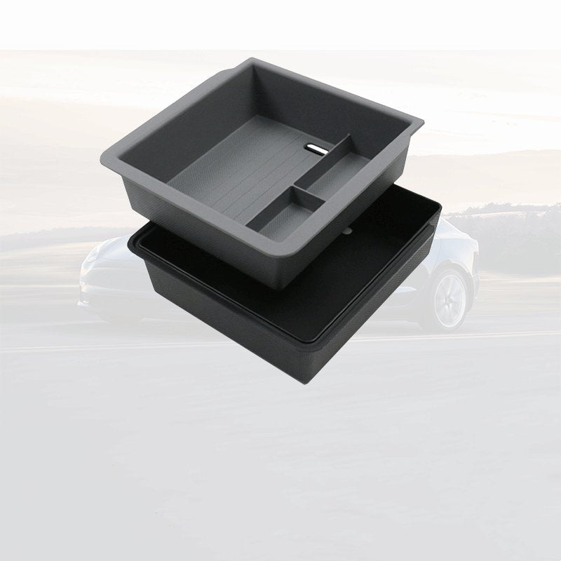 Center Armrest Storage Box Double-Layered for Tesla Model 3 Highland - Tesery Official Store