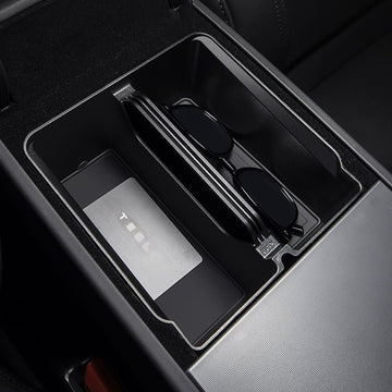 Caja de almacenamiento de reposabrazos central para Tesla Model 3 Highland