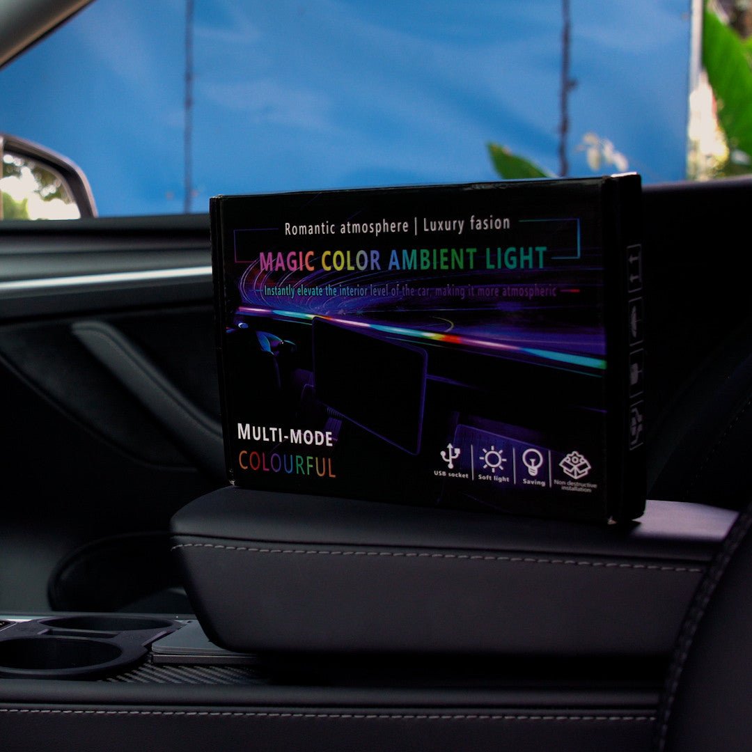 テスラ センターコンソール＆ダッシュボード アンビエントライト for