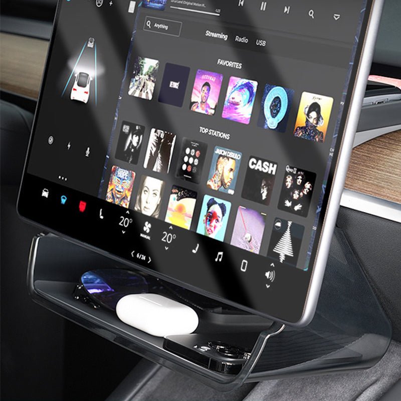 Center Console Organizer Under Screen Storage for Tesla Model 3 Highland - Tesery Official Store