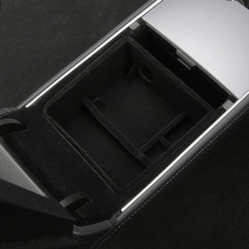 Center Console Bricka Armrestbox för förvaringslåda för Tesla modell 3 2021-2023.10 / Modell Y 2020-2024