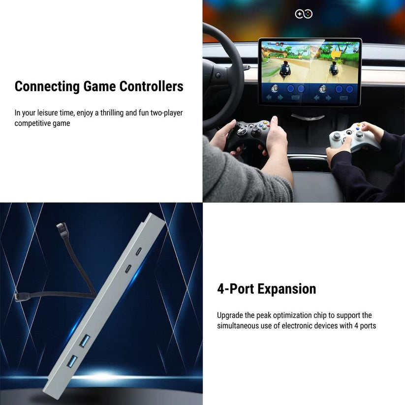 Tesla USB & Type-C Ports | Model 3 & Y Connectivity