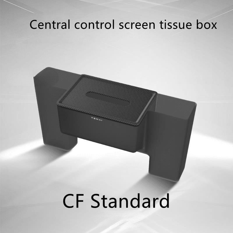 Center Control Tissue Storage Box with Phone Holder for Tesla Model 3 2017-2023.10 / Model Y 2020-2024 - Tesery Official Store