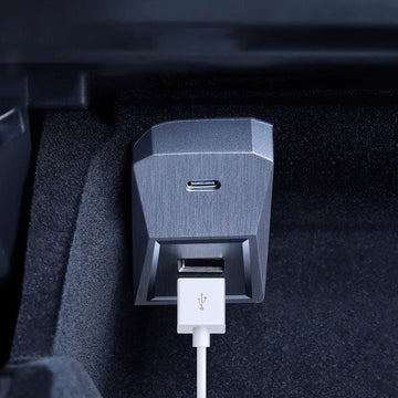 Hub USB de station d'accueil centrale pour Tesla Model 3/Y 2021.11-2023