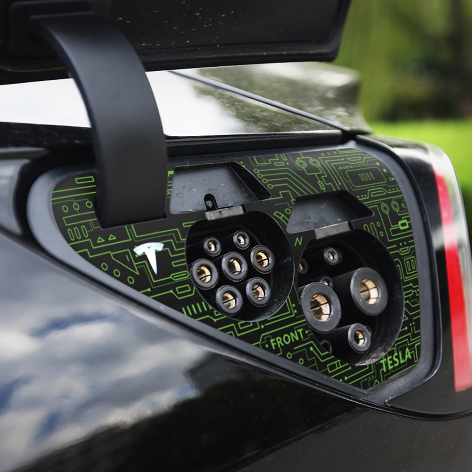 Charging Port Sticker For Tesla Model 3/Y (Not for EU standard charging port) - Tesery Official Store