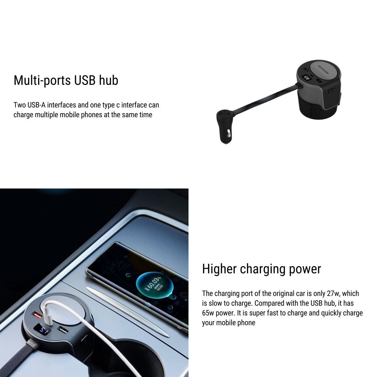 can you charge your phone with a cigarette lighter Charging smartphone in the car Enhanced Safety Cigarette Lighter Phone Charger 32W