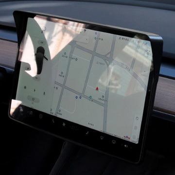Protecteur de cadre d'écran central Pare-soleil d'écran adapté pour Tesla Model 3 & Model Y