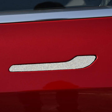 Autocollant de poignée de porte en cristal strass pour Tesla 3/Y(2017-2020)