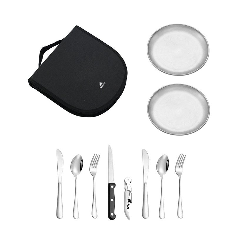Dinnerware portable set - 10 pcs - Tesery Official Store