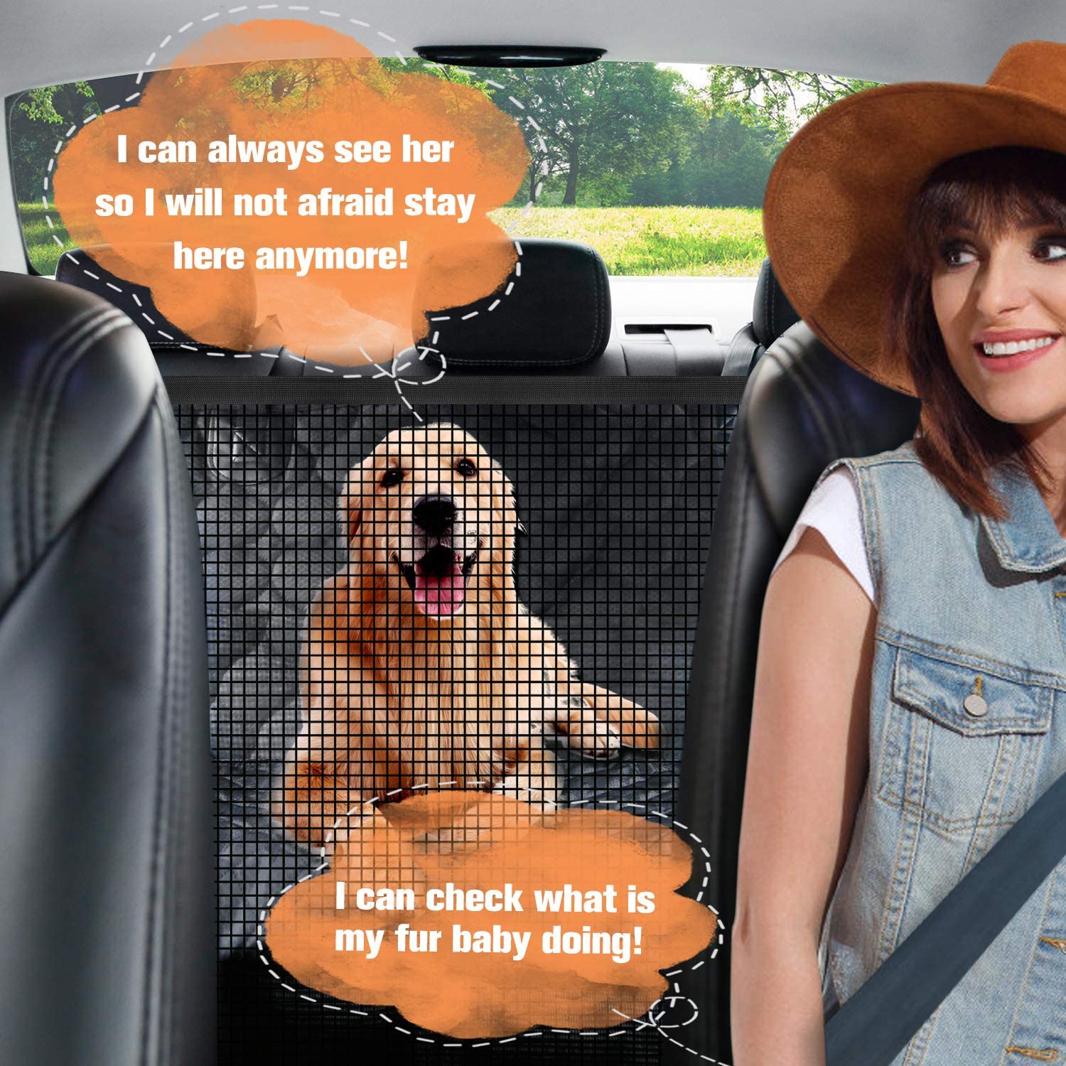 Pet Dog Rear Back Seat Cover Blanket Hammock Protector for Tesla Model 3 S  X Y