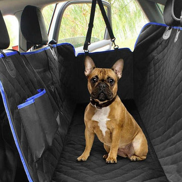 Housse de siège de chien imperméable pour siège arrière avec fenêtre en maille adaptée au modèle 3 modèle Y modèle S modèle X