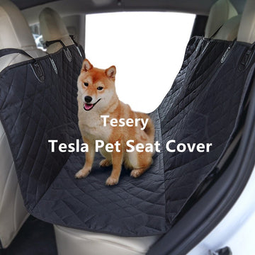 Funda de asiento para perros Asiento trasero Funda para asiento de mascota adecuada para Tesla Model S Model 3 Model X Model Y