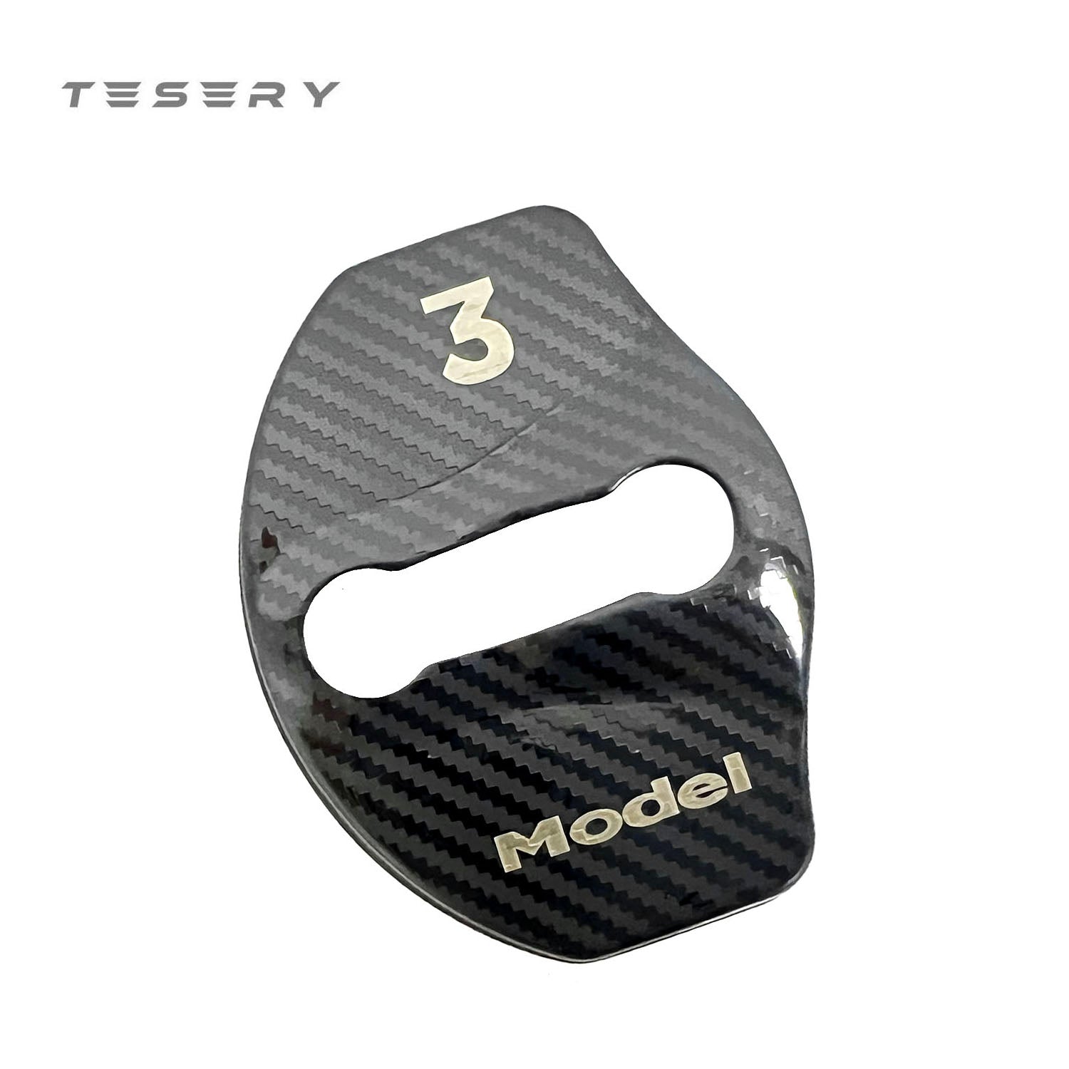 Door Lock Buckle Cover [4 pcs] for Tesla Model 3 2017-2023.10 - Tesery Official Store