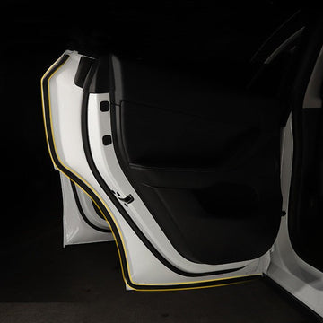 Kit de joint de réduction de bruit de bande d'étanchéité en caoutchouc de porte adapté au modèle Tesla 3 2017-2022