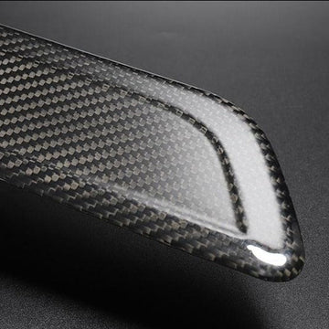 Cubierta de las placas de desgaste del umbral de la puerta para Tesla Model 3 - Mods exteriores de fibra de carbono