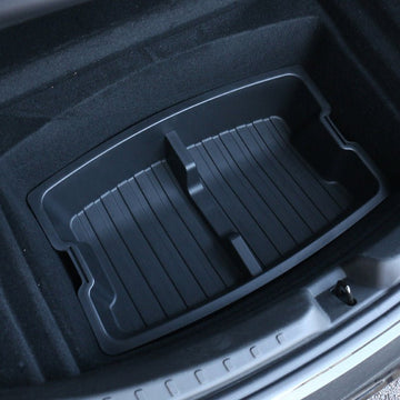 Doppelte Kofferraum-Aufbewahrung boxen für Tesla Model 3 Highland