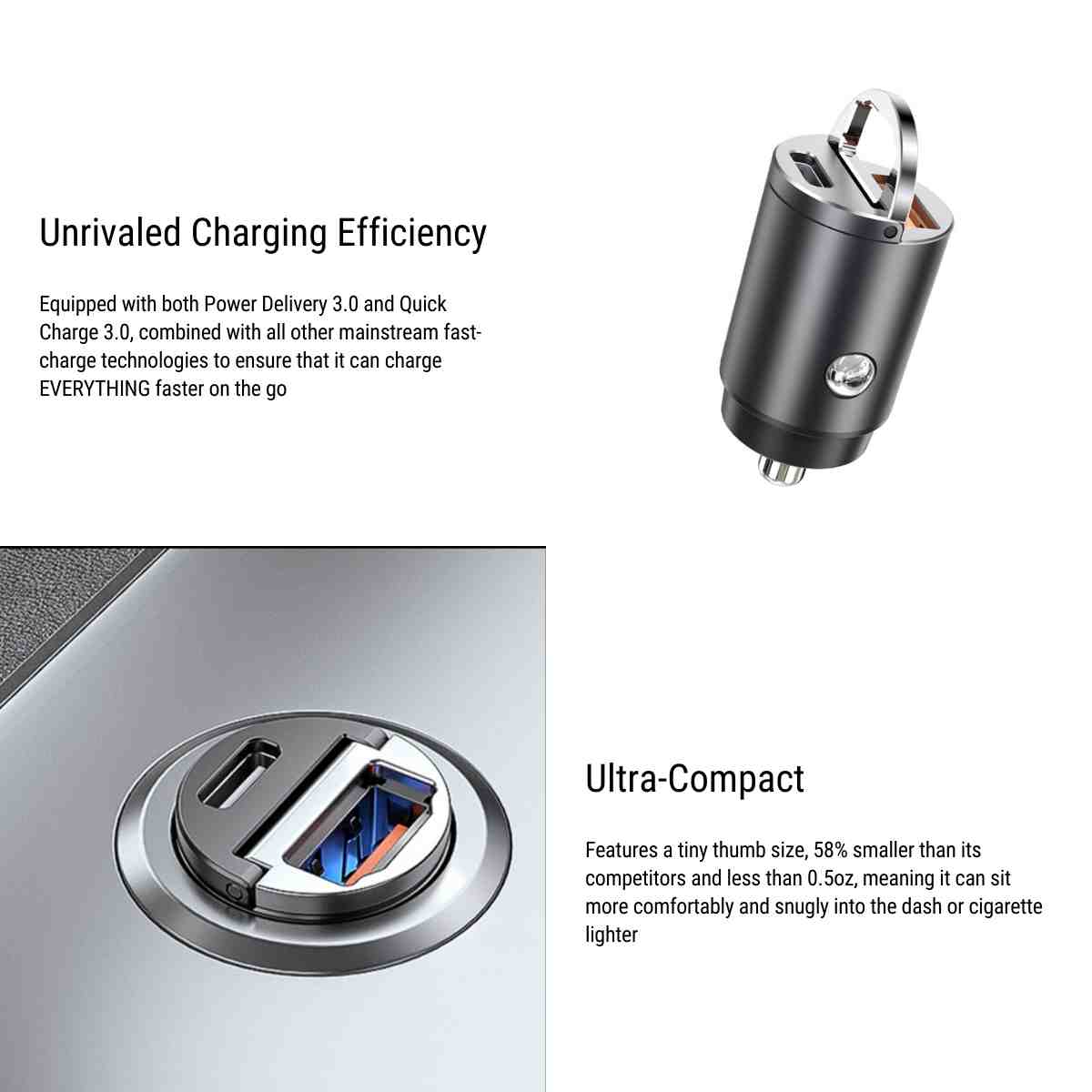 Fast USB Car Charger Adapter for Tesla Model Y/3/S/X - Tesery Official Store