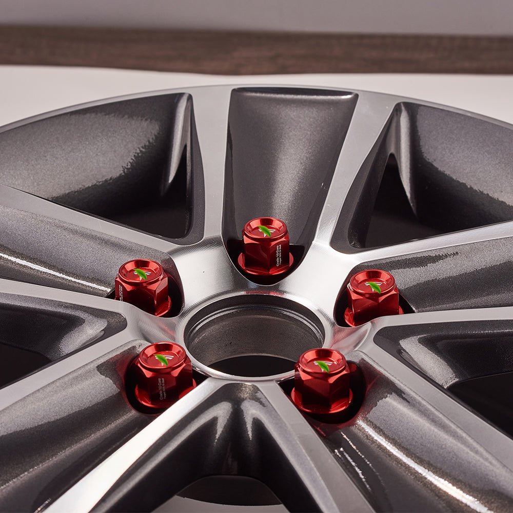 20pc Chrome Tesla Factory Style Lug Nuts – 14x1.5 – For Model S 3 X Y – Spacer Experts