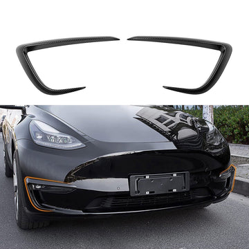 Front Fog Light Cover Eyebryw Spoiler för Tesla Modell Y