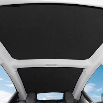 Edessä lasi katto auringonvarjosta Tesla-mallille 3 2017-2023.10.