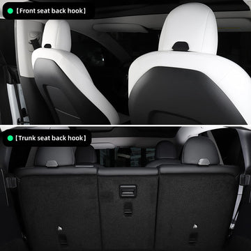 Modificación interior de los accesorios de almacenamiento del gancho del asiento delantero para Tesla Model 3/Y