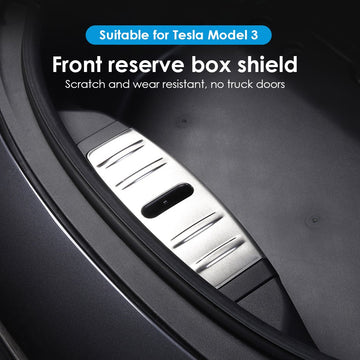 Parche protector de maletero delantero adecuado para Tesla Model 3 2017-2022