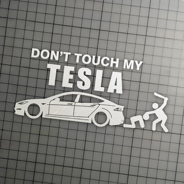 Lustige Aufkleber für Tesla Model 3/Y/X/S