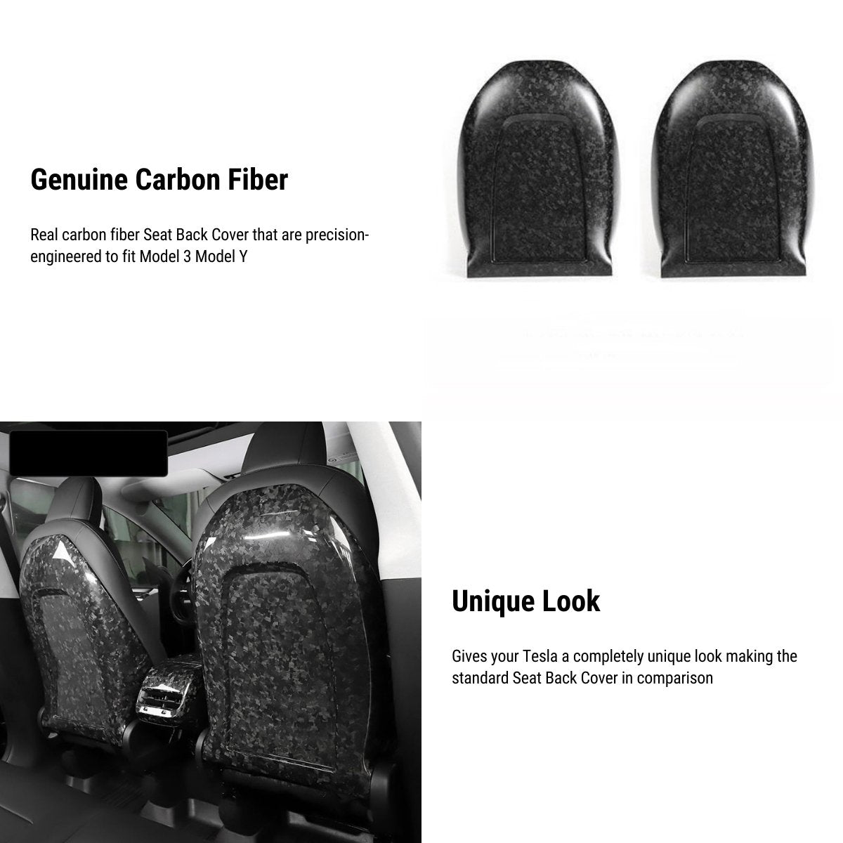 Carbon Fiber Interior Mod Wrap Kit for Tesla Model 3/Y