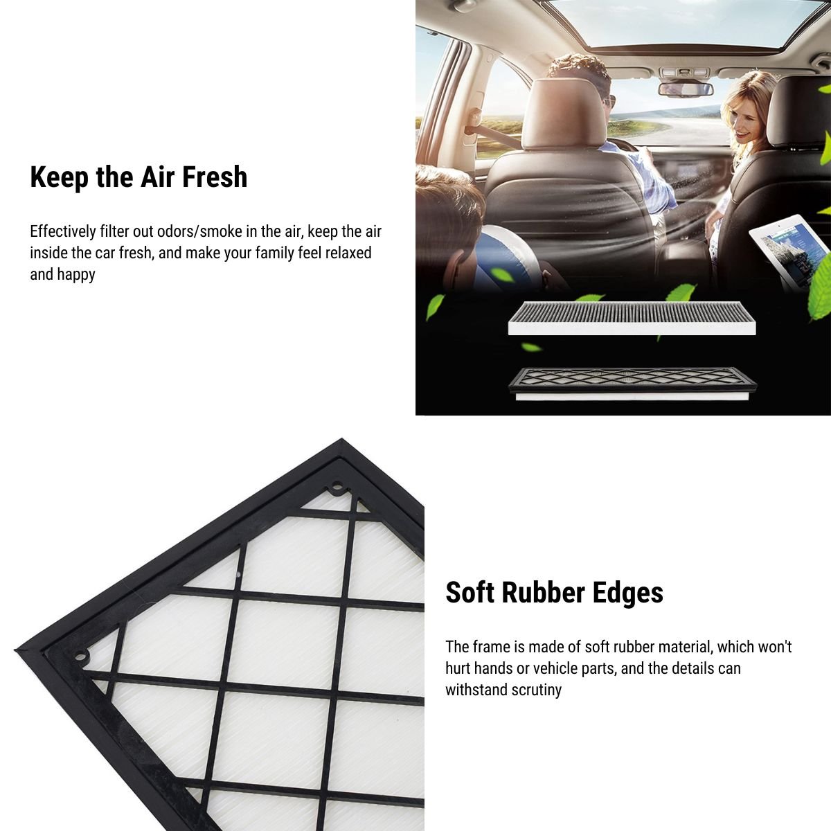 HEPA Air Filter (4pcs) for Tesla Model Y