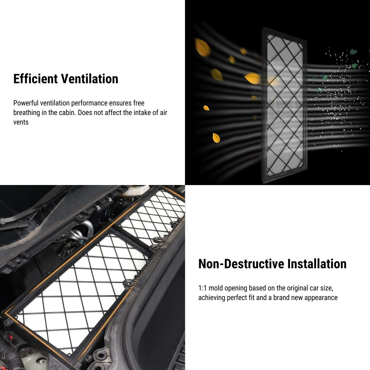 HEPA Air Filter (4pcs) for Tesla Model Y