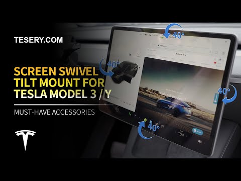 TESERY Tesla Model 3 / Y Swivel Screen Mounting Kit - Upgrade