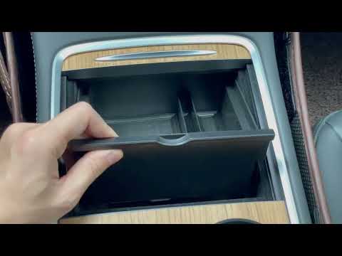 Center Console Organizer Storage Box for Tesla Model 3 / Model Y 2021-2023