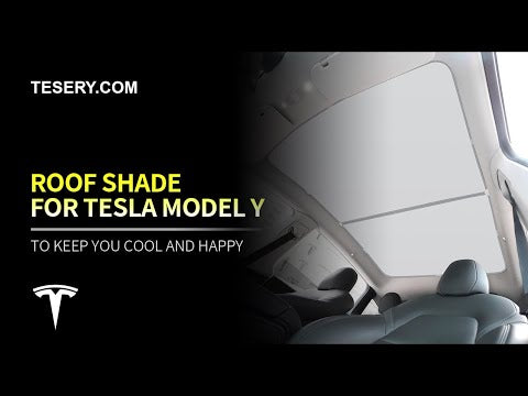 Tesla Model Y Roof Sunshade: Naturally Chilled & Lightweight