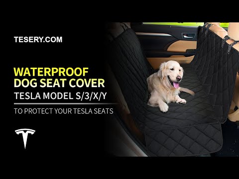 テスラ Model S/3/X/Y/Cybertruck 犬用シートカバー