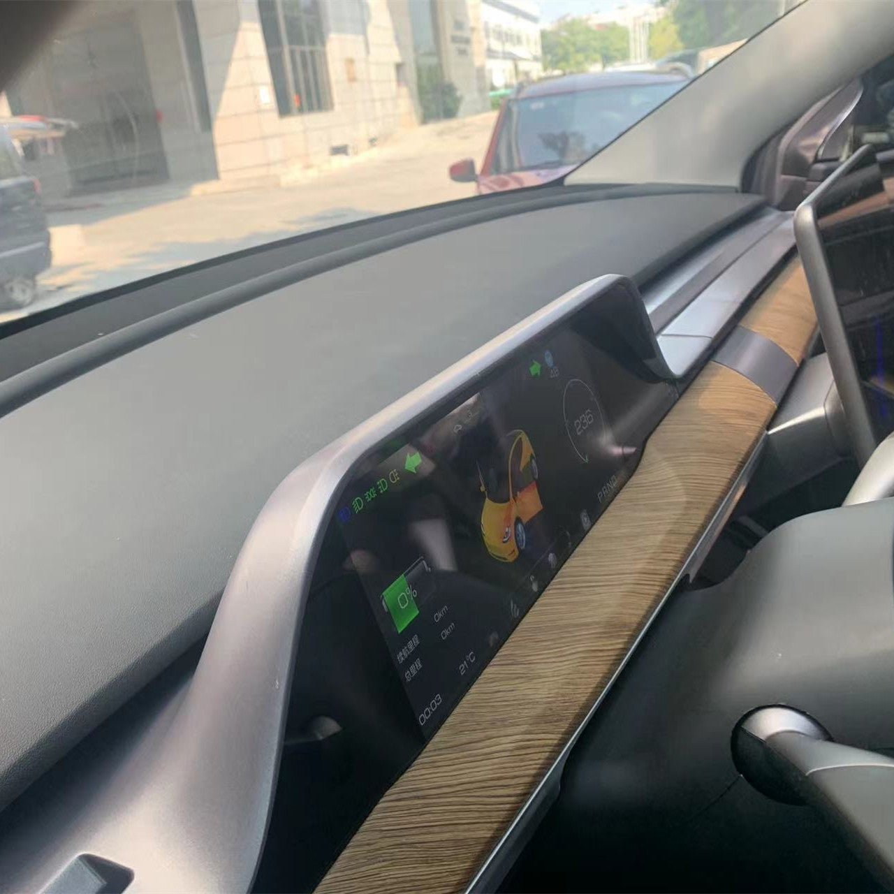 Integrated Dashboard Display for Tesla Model 3/Y 2021-2022 (Only for AMD;  For Left-hand drive)