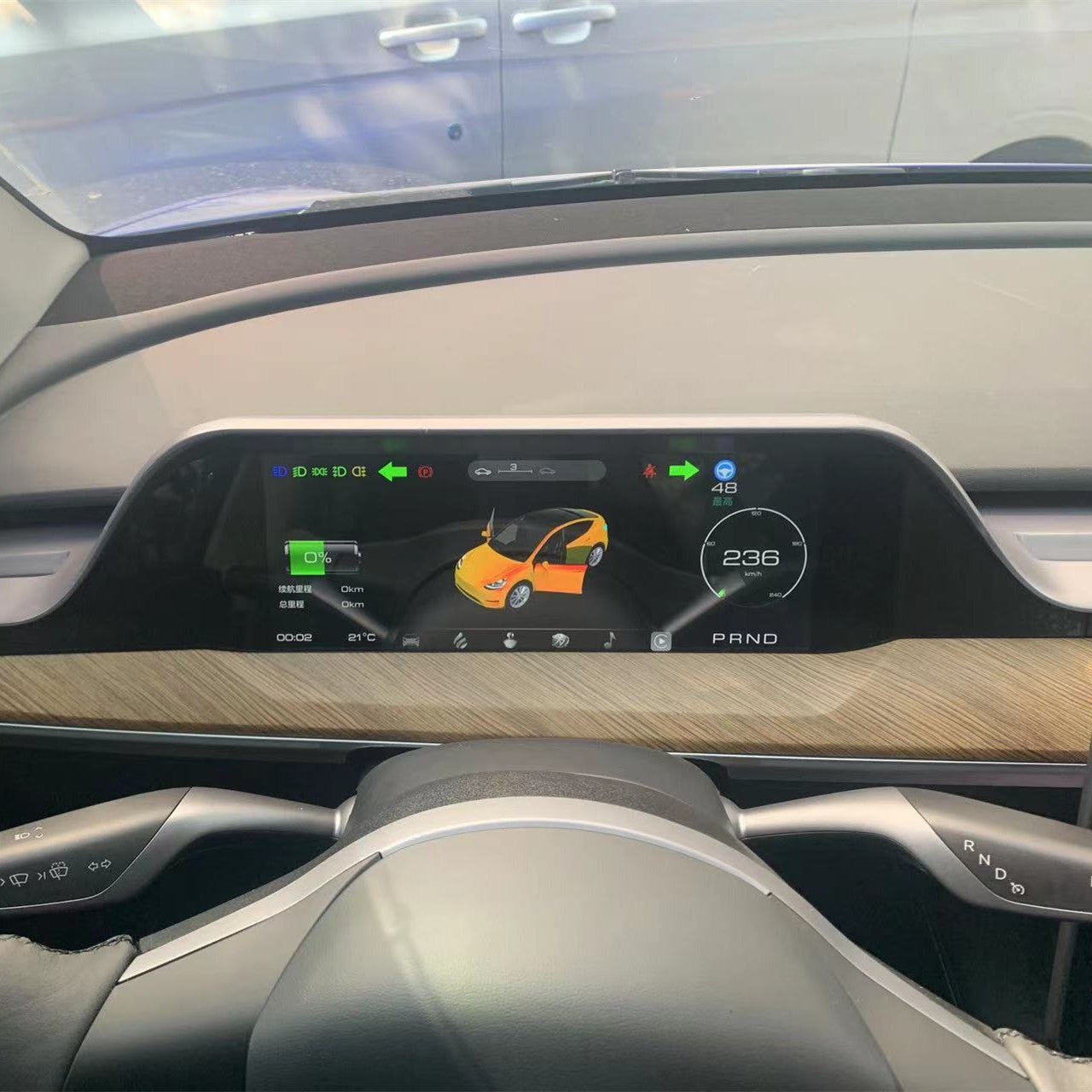 Integrated Dashboard Display for Tesla Model 3/Y 2021-2022 (Only for AMD; For Left-hand drive) - Tesery Official Store