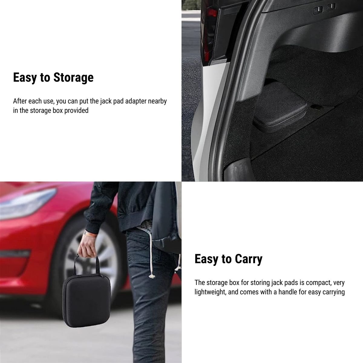 Jack Pad Adapter with Storage Bag for Tesla Model 3/Y/S/X - Tesery Official Store
