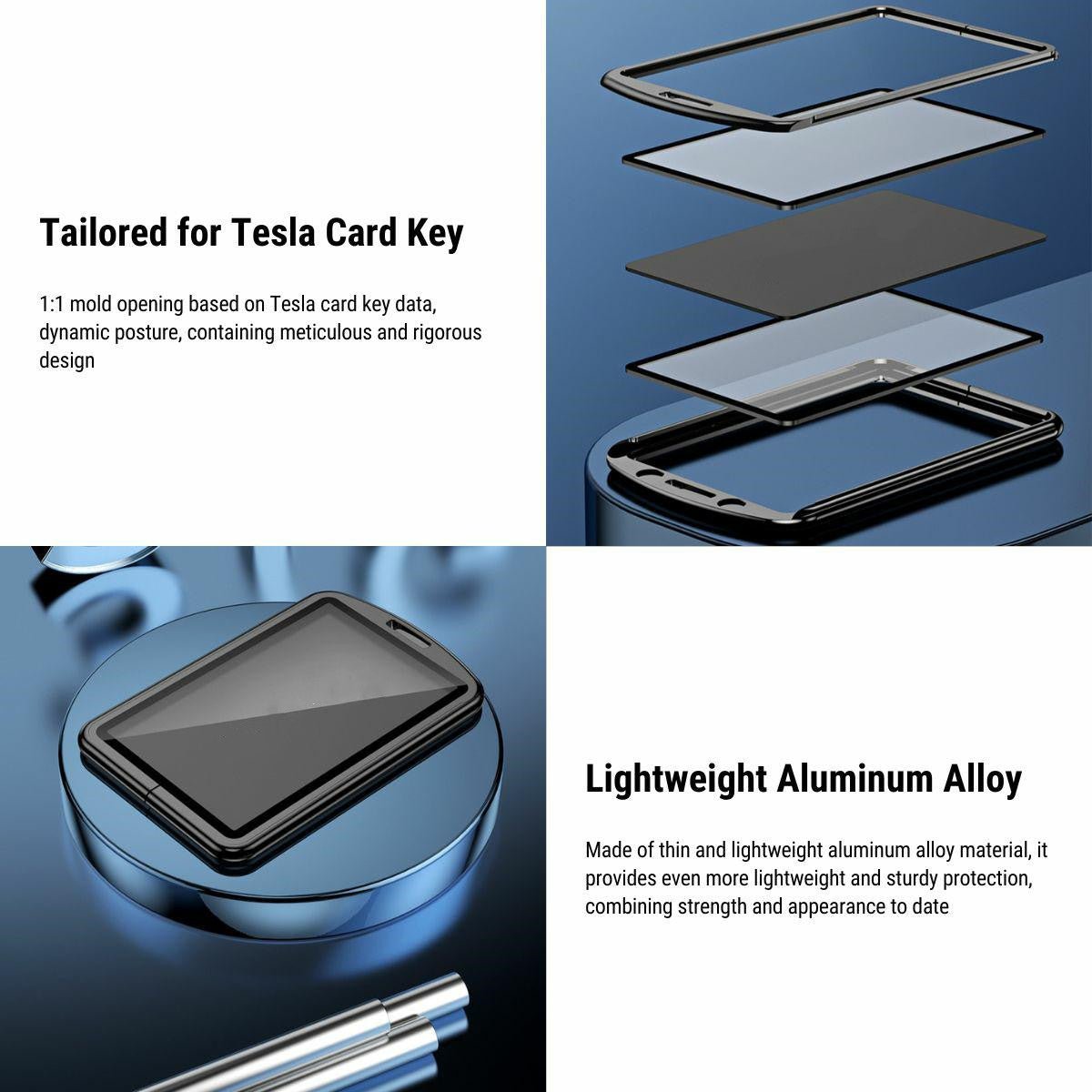 Key Card Holder for Tesla Model 3 & Model Y 2017-2024 - Tesery Official Store