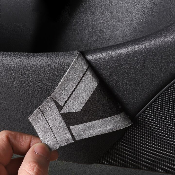 Leather Anti-kick Mat Sticker Interior Anti-Dirt Protector suitable for Tesla Model 3 2017-2023 (5pcs) - Tesery Official Store