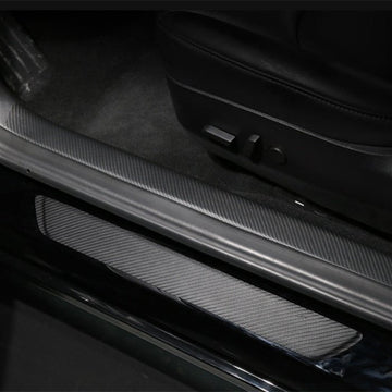 Leather Door Sill Protector Suitable for Tesla Model 3 2017-2023